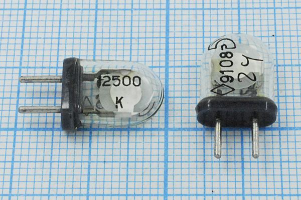 Кварцевый резонатор 12,5 МГц - 12500 КА 5 20/-40~70C К1-4ВП 1Г