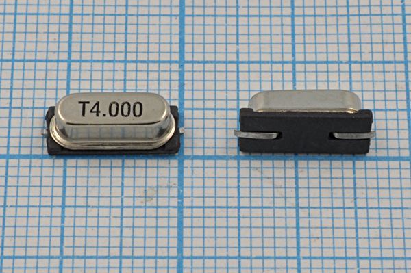 Кварцевый резонатор 4 МГц - 4000 SMD49S4 S 30 50/-10~60C SMH4,2 1Г (T)