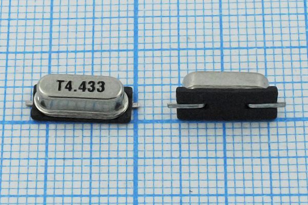 Кварцевый резонатор 4,433619 МГц - 4433,619 SMD49S4 S 30 50/-10~60C SMH4,2 1Г (T)