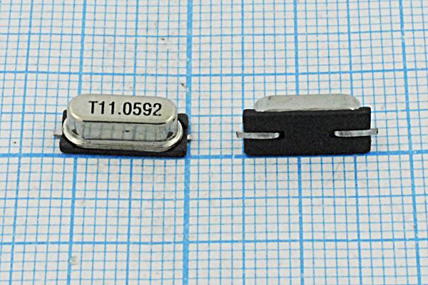Кварцевый резонатор 11,0592 МГц - 11059,2 SMD49S4 20 30 50/-10~60C SMH4,2 1Г (T)