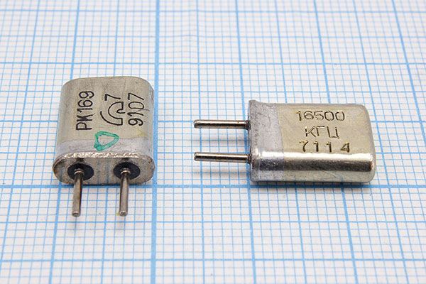 Кварцевый резонатор 16,5 МГц - 16500 HC25U S 30 40/-10~60C РК169МА-8АТ 1Г