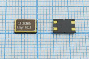 Кварцевый резонатор 33 МГц - 33000 SMD07050C4 12 10 30/-40~85C KC7 1Г