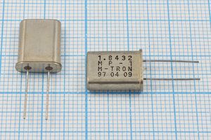 Кварцевый резонатор 1,8432 МГц - 1843,2 HC49U 18 MP-1 1Г (M-TRON) Кварцевый резонатор 1,8432 МГц - 1843,2 HC49U 18 MP-1 1Г (M-TRON)