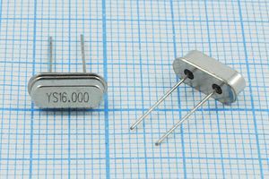 Кварцевый резонатор 16 МГц - 16000 HC49S3 S 30 30/-20~70C 49S 1Г Кварцевый резонатор 16 МГц - 16000 HC49S3 S 30 30/-20~70C 49S 1Г