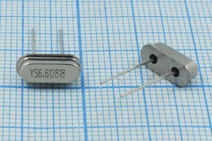 Кварцевый резонатор 6,6128 МГц - 6612,8 SC49S3 18 15 30/-20~70C SMD4H 1Г