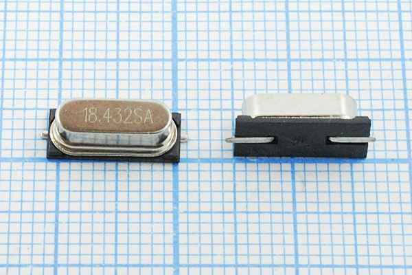 Кварцевый резонатор 18,432 МГц - 18432 SMD49S4 18 25 30/-10~70C 1Г