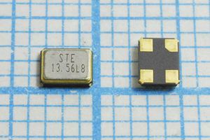 Кварцевый резонатор 13,56 МГц - 13560 SMD03225C4 8 10 15/-40~85C S3225 1Г Кварцевый резонатор 13,56 МГц - 13560 SMD03225C4 8 10 15/-40~85C S3225 1Г