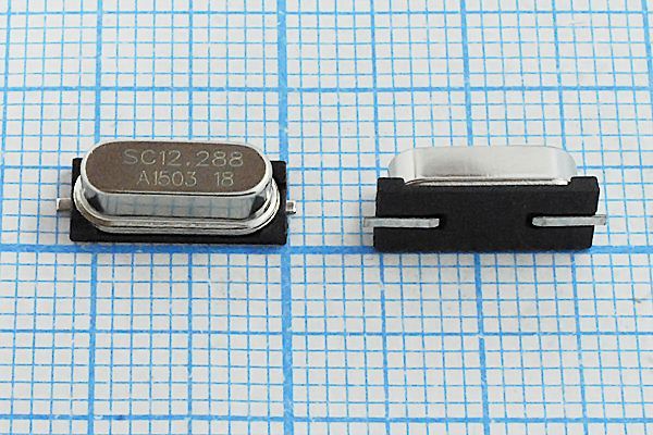 Кварцевый резонатор 12,288 МГц - 12288 SMD49S4 18 30 50/-20~70C SX-1 1Г