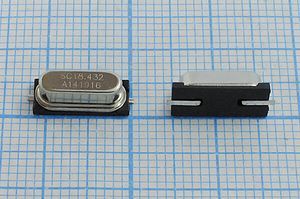 Кварцевый резонатор 18,432 МГц - 18432 SMD49S4 16 30 50/-20~70C SX-1 1Г
