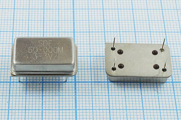 Кварцевый генератор 60 МГц - 60000 FULL T/CM 3,3В OSC14 SDE