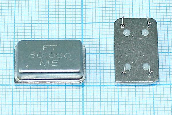 Кварцевый генератор 80 МГц - 80000 FULL T/CM 5В FXO-F FT