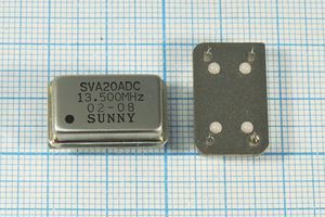 Кварцевый генератор 13,5 МГц - 13500 VCXO FULL T/CM 5В SVA20ADC SUNNY Кварцевый генератор 13,5 МГц - 13500 VCXO FULL T/CM 5В SVA20ADC SUNNY