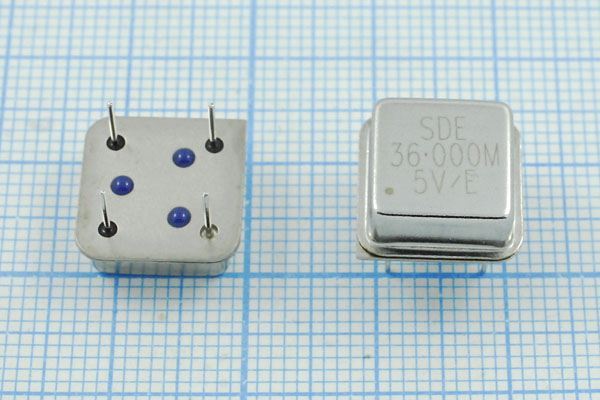 Кварцевый генератор 36 МГц - 36000 HALF T/CM 5В OSC8 SDE