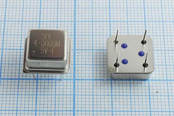 Кварцевый генератор 4 МГц - 4000 HALF T/CM 5В OSC8 SDE