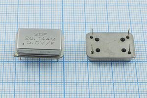 Кварцевый генератор 26,144 МГц - 26144 FULL T/CM 5В OSC14 SDE Кварцевый генератор 26,144 МГц - 26144 FULL T/CM 5В OSC14 SDE