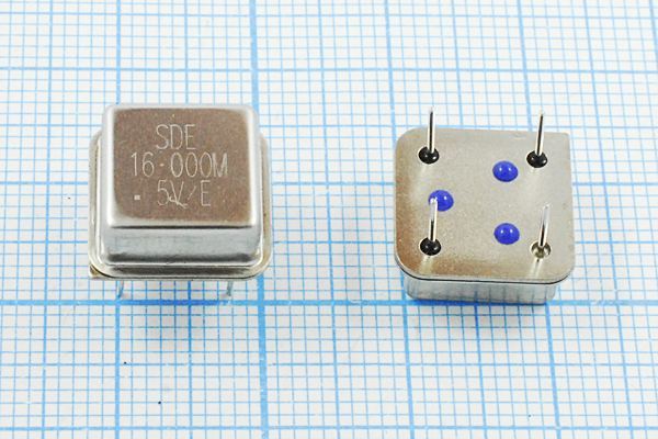 Кварцевый генератор 16 МГц - 16000 HALF T/CM 5В OSC8 SDE