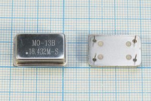 Кварцевый генератор 18,432 МГц - 18432 FULL T/CM 5В MO-13B-S MEC