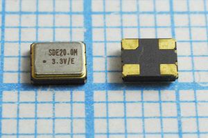 Кварцевый генератор 20 МГц - 20000 SMD03225C4 T/CM 3,3В SOC3 SDE Кварцевый генератор 20 МГц - 20000 SMD03225C4 T/CM 3,3В SOC3 SDE