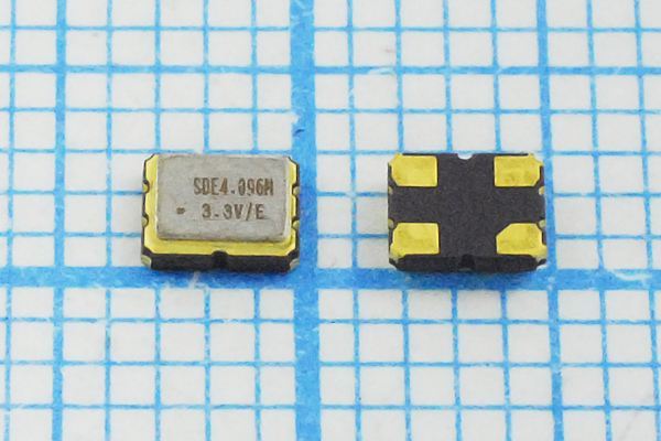 Кварцевый генератор 4,096 МГц - 4096 SMD03225C4 T/CM 3,3В SOC3 SDE