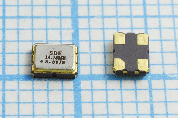 Кварцевый генератор 14,7456 МГц - 14745,6 SMD03225C4 T/CM 3,3В SOC3 SDE
