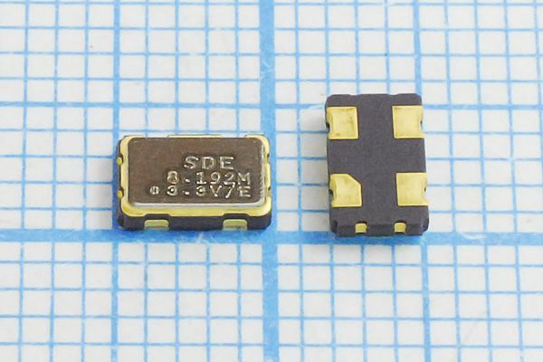 Кварцевый генератор 8,192 МГц - 8192 SMD05032C4 T/CM 3,3В SOC5 SDE