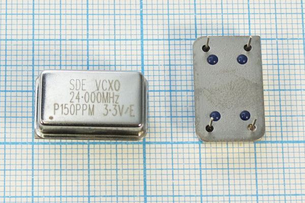 Кварцевый генератор 24 МГц - 24000 VCXO FULL T/CM 3,3В VCXO-14