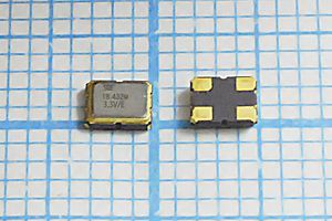 Кварцевый генератор 18,432 МГц - 18432 SMD03225C4 T/CM 3,3В SOC3 SDE Кварцевый генератор 18,432 МГц - 18432 SMD03225C4 T/CM 3,3В SOC3 SDE