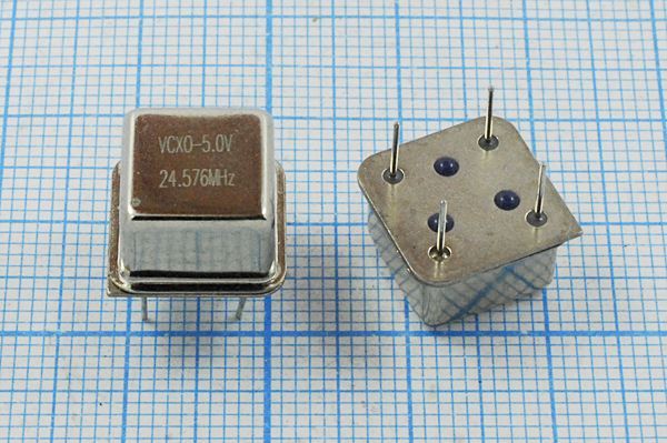 Кварцевый генератор 24,576 МГц - 24576 VCXO HALF T/CM 5В FVO12BBH5