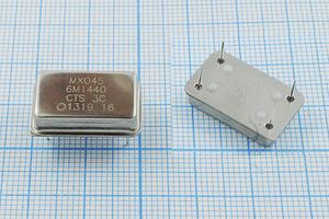 Кварцевый генератор 6,144 МГц - 6144 FULL T/CM 5В MXO45 CTS Кварцевый генератор 6,144 МГц - 6144 FULL T/CM 5В MXO45 CTS
