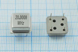 Кварцевый генератор 20 МГц - 20000 HALF T/CM 5В (20.000 MHz)