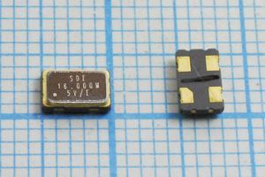 Кварцевый генератор 16 МГц - 16000 SMD05032C4 CM 5В SOC5 SDE Кварцевый генератор 16 МГц - 16000 SMD05032C4 CM 5В SOC5 SDE