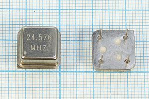 Кварцевый генератор 24,576 МГц - 24576 HALF T/CM 5В