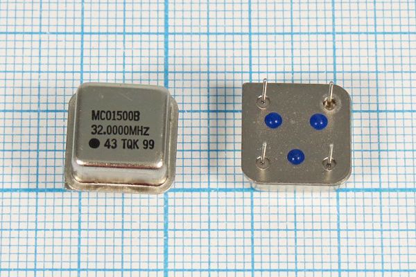 Кварцевый генератор 32 МГц - 32000 HALF CM 5В MCO-1500B TQK