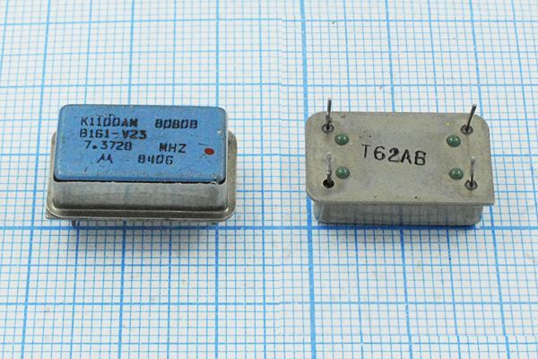 Кварцевый генератор 7,3728 МГц - 7372,8 FULL TTL 5В K1100AM