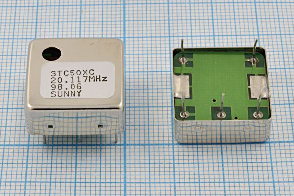 Кварцевый генератор 20,117188 МГц - 20117,188 TCXO 20x20x8 T/CM 5В STC50XC SUNNY
