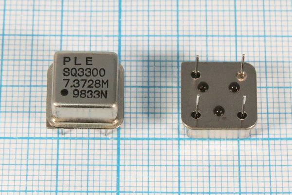 Кварцевый генератор 7,3728 МГц - 7372,8 HALF CM 5В SQ3300 PLE