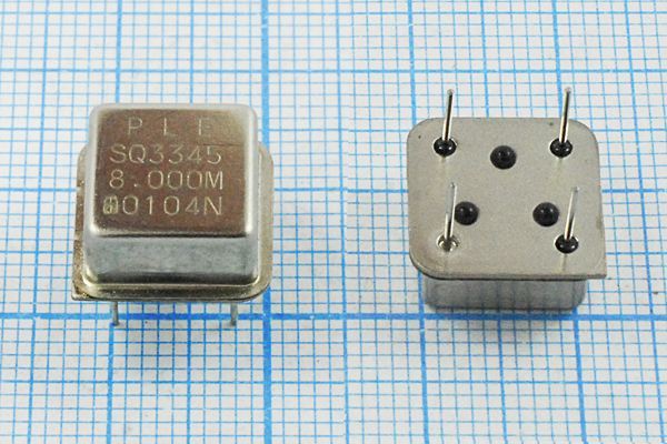 Кварцевый генератор 8 МГц - 8000 HALF CM 5В SQ3345 PLE