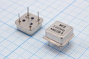 Кварцевый генератор 2 МГц - 2000 HALF T/CM 5В MO-23B-S MEC