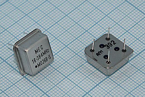 Кварцевый генератор 16,384 МГц - 16384 HALF T/CM 3,3В MO-26B-S MEC