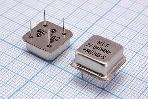 Кварцевый генератор 27,648 МГц - 27648 HALF T/CM 3,3В MO-26B-S MEC