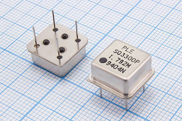 Кварцевый генератор 1,792 МГц - 1792 HALF CM 5В SQ3300P PLE