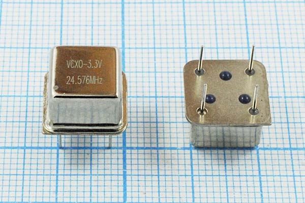 Кварцевый генератор 24,576 МГц - 24576 VCXO HALF T/CM 3,3В FVO12BBH3