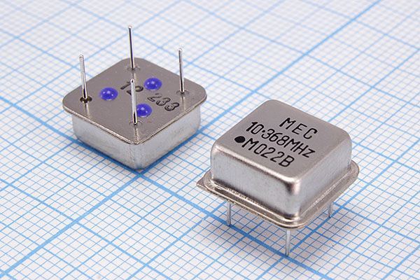 Кварцевый генератор 10,368 МГц - 10368 HALF T/CM 5В MO-22B MEC