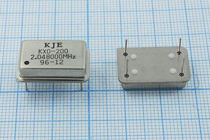Кварцевый генератор 2,048 МГц - 2048 FULL T/CM 5В KXO-200 KJE