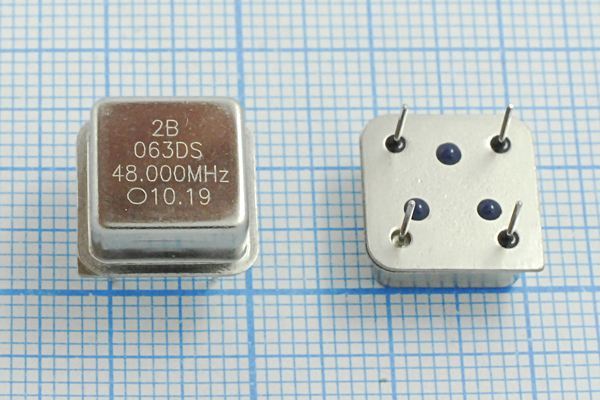 Кварцевый генератор 48 МГц - 48000 HALF T/CM 3,3В SCO-063 SUNNY