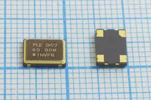 Кварцевый генератор 80 МГц - 80000 SMD07050C4 T/CM 3,3В SM77 PLETRONICS Кварцевый генератор 80 МГц - 80000 SMD07050C4 T/CM 3,3В SM77 PLETRONICS