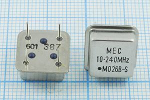 Кварцевый генератор 10,24 МГц - 10240 HALF T/CM 3,3В MO-26B-S MEC Кварцевый генератор 10,24 МГц - 10240 HALF T/CM 3,3В MO-26B-S MEC