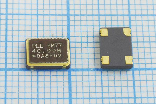 Кварцевый генератор 40 МГц - 40000 SMD07050C4 CM 3,3В SM77 PLETRONICS