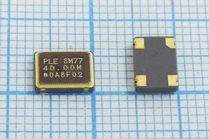 Кварцевый генератор 40 МГц - 40000 SMD07050C4 CM 3,3В SM77 PLETRONICS Кварцевый генератор 40 МГц - 40000 SMD07050C4 CM 3,3В SM77 PLETRONICS