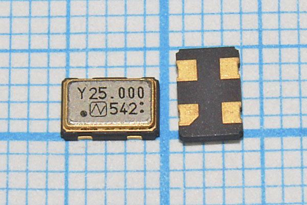 Кварцевый генератор 25 МГц - 25000 SMD05032C4 CM 3,3В NSA5312A NDK